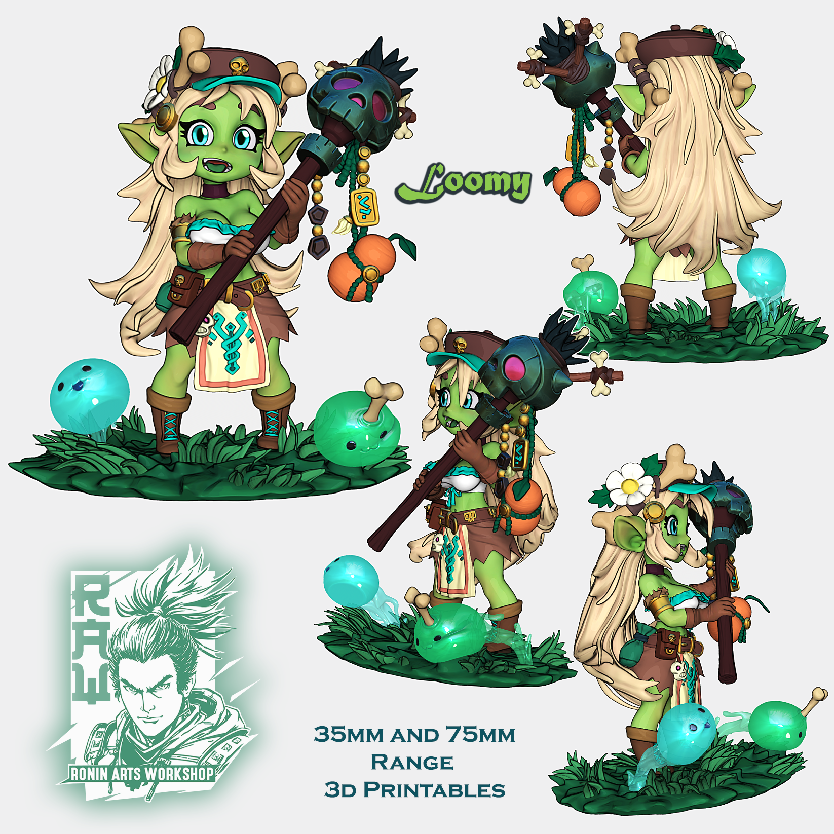 Goblin Adventurer Loomy | Team Gobettes | Ronin Arts Workshop