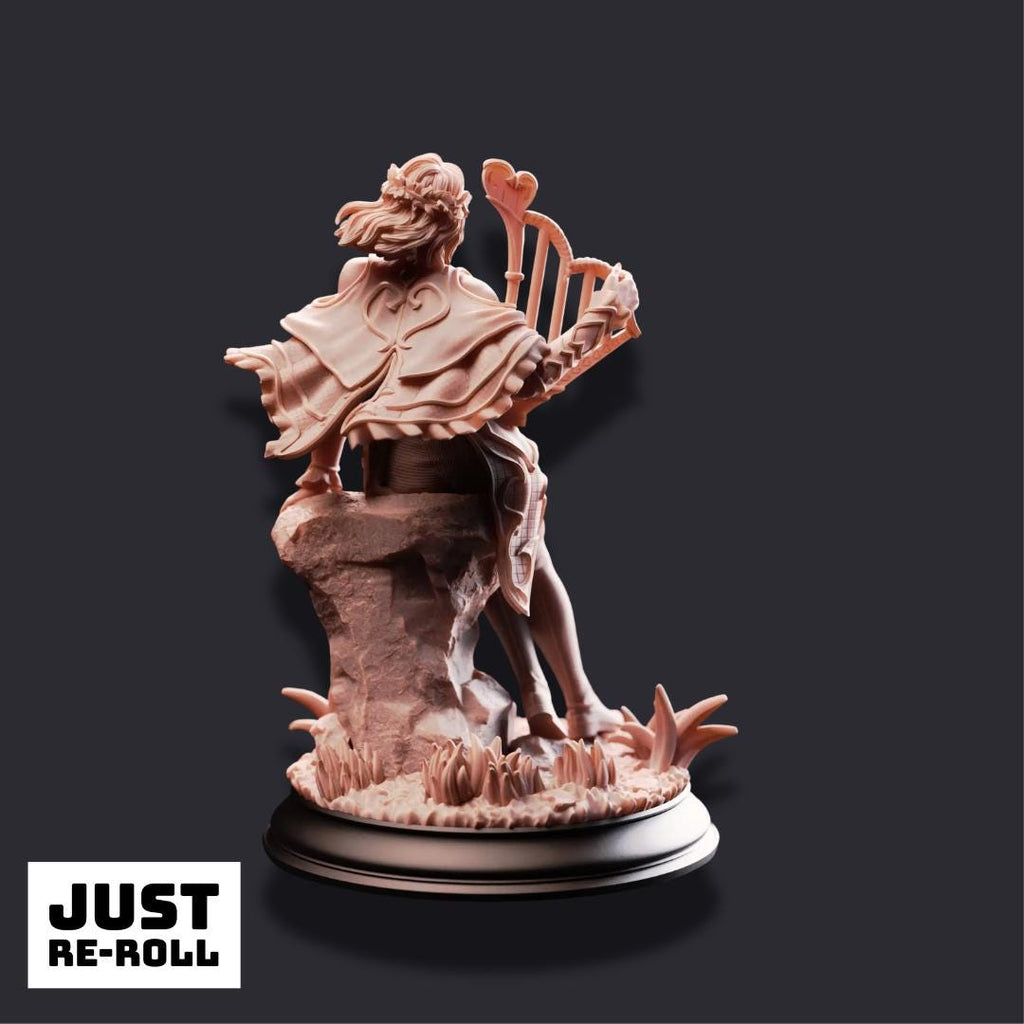 Mabel – Bard of Hearts - 3D Bard Fighter Miniature