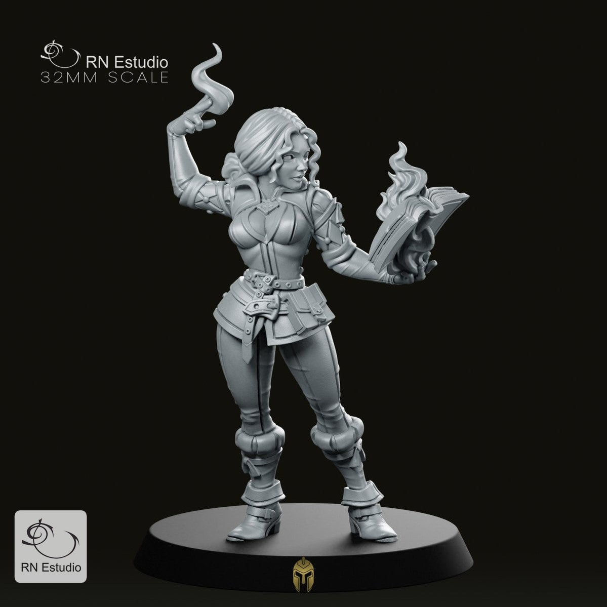 Mage Silveria Sorceress Miniature