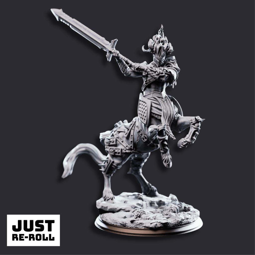 Magnus the Hateful Centaur Warboss - 3D Printed Monster Miniature