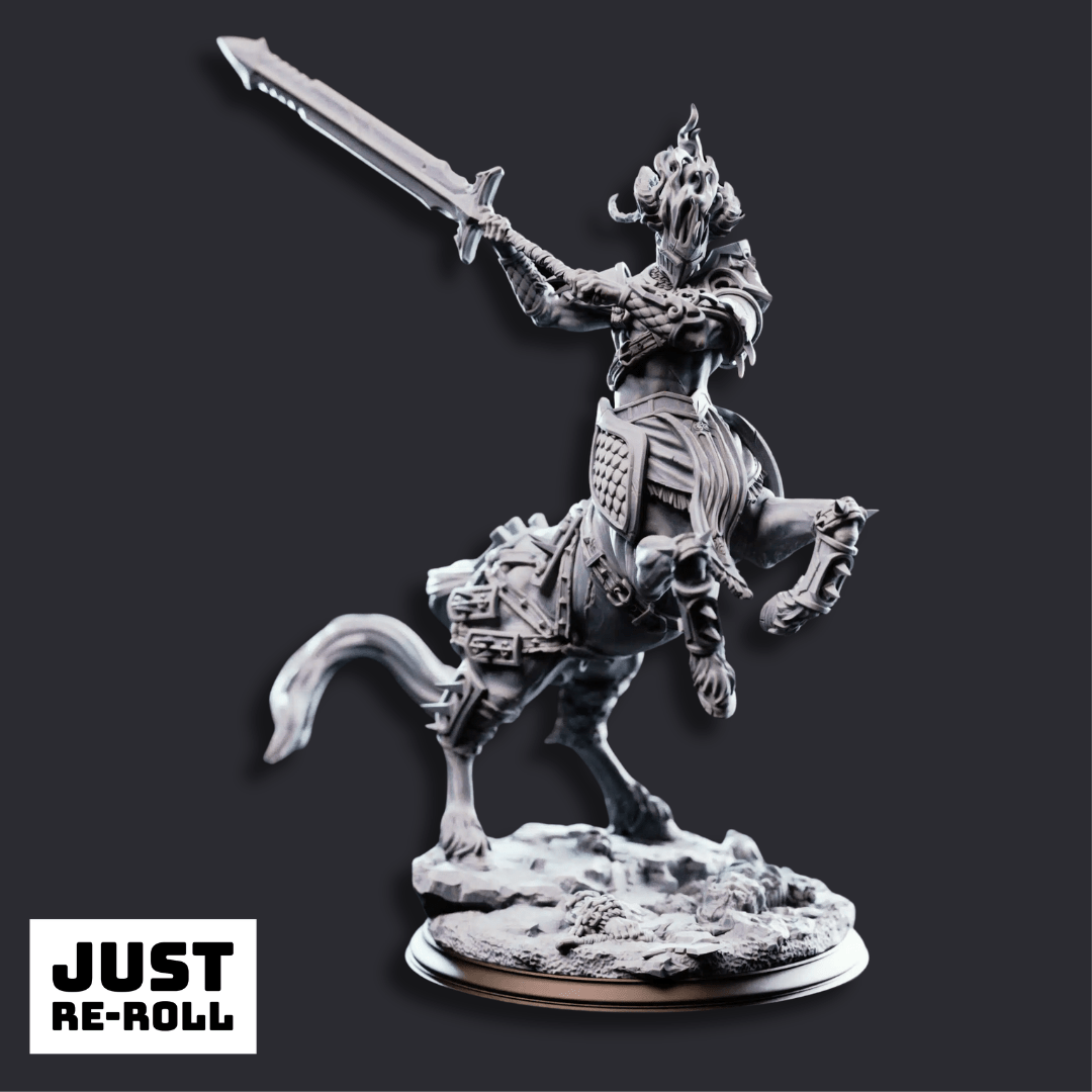 Magnus the Hateful Centaur Warboss - 3D Printed Monster Miniature