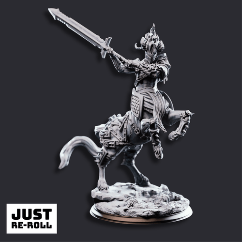 Magnus the Hateful Centaur Warboss - 3D Printed Monster Miniature