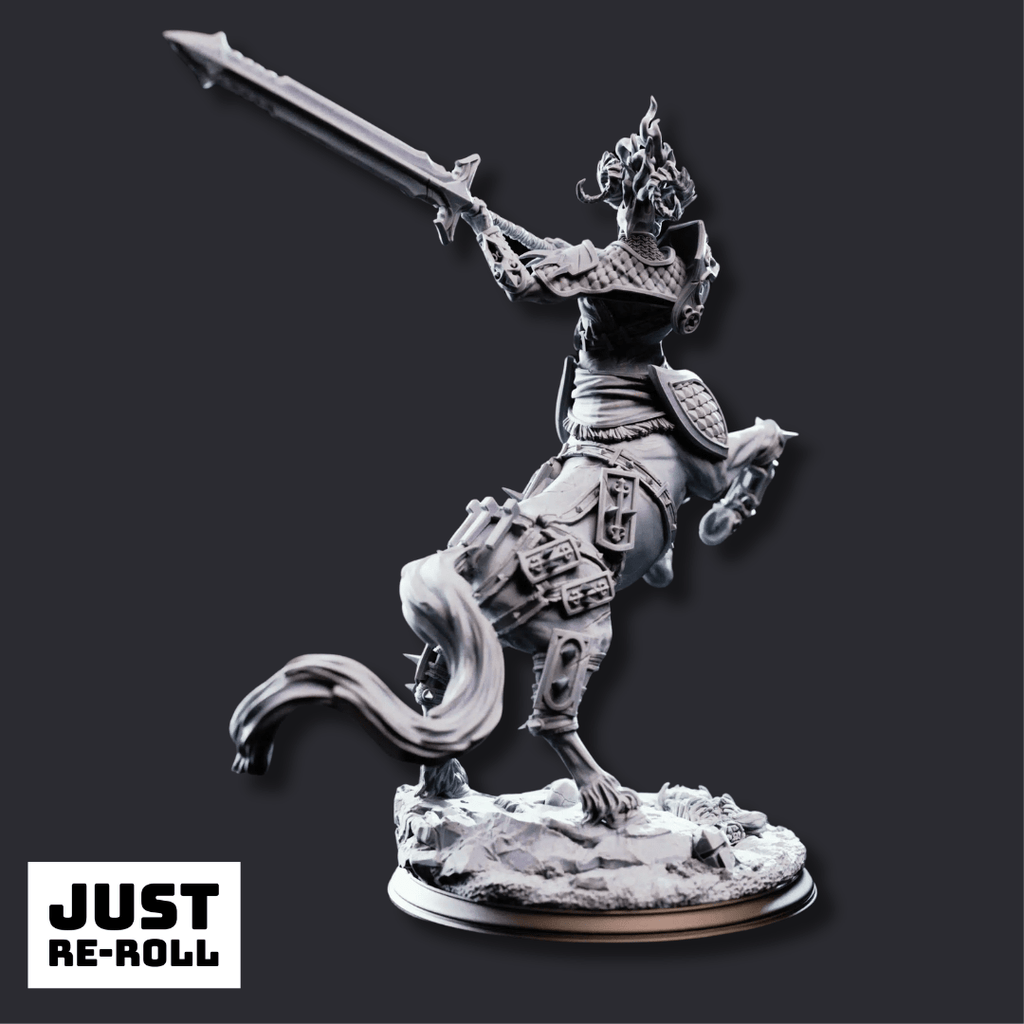 Magnus the Hateful Centaur Warboss - 3D Printed Monster Miniature