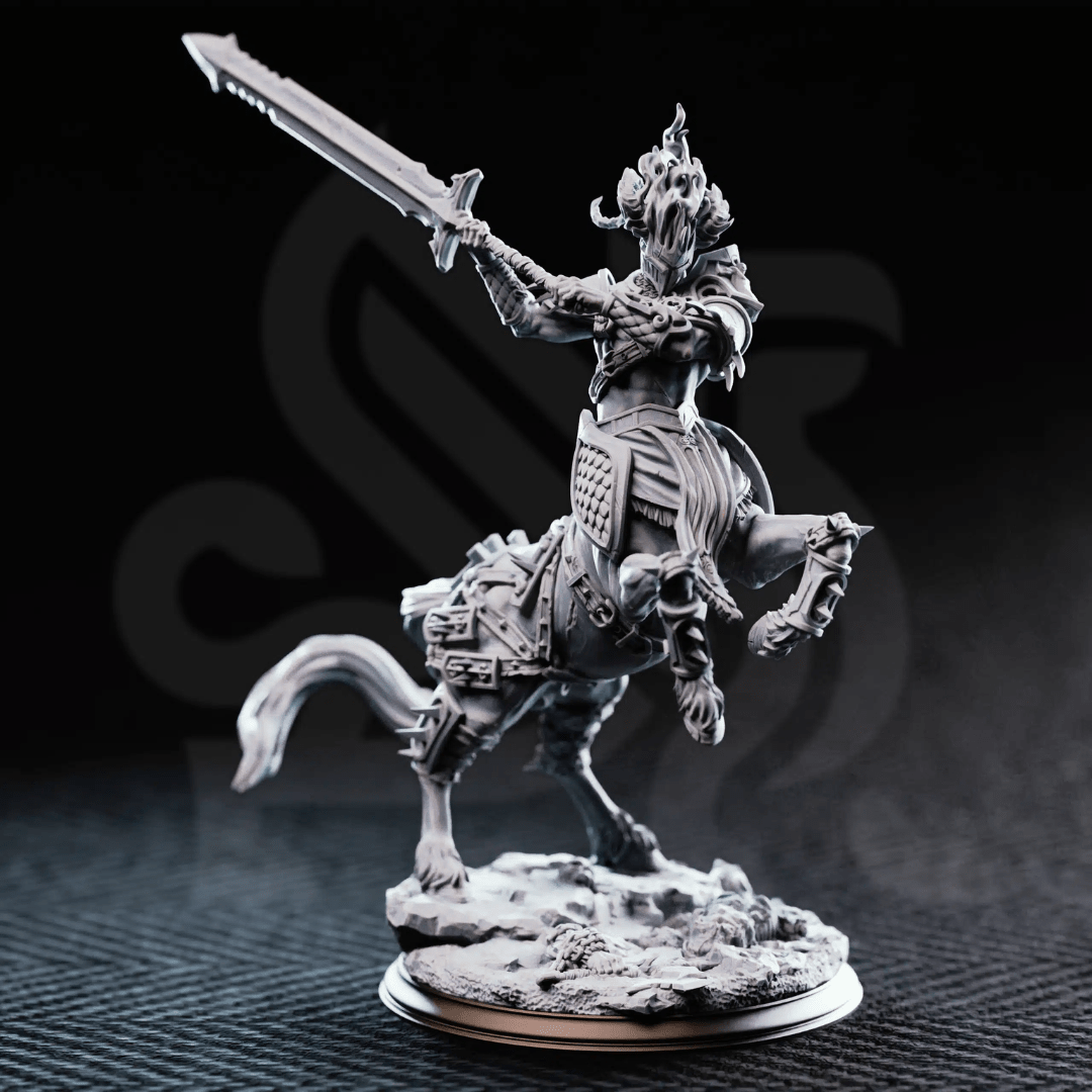 Magnus the Hateful Centaur Warboss - 3D Printed Monster Miniature