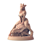 Lusty Draconian Maid Pin-Up | The Dragonguard | Fantasy D&D Miniature | Artisan Guild