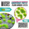 Green Stuff World - Martian Fluor Tufts - FLUOR GRINCH GREEN