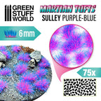 Green Stuff World - Martian Fluor Tufts - SULLEY PURPLE-BLUE