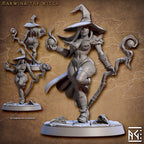 Marwina the Witch Pin-Up | Arcanist Guild | Fantasy D&D Miniature | Artisan Guild