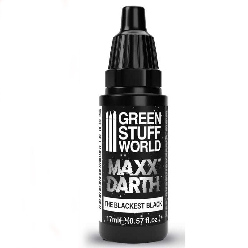 Green Stuff World - Maxx Darth Black Paint 17ml