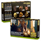 Green Stuff World Metallic Paints Set - Metal Color Golden Tones