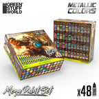Green Stuff World Metallics Mega Paint Set