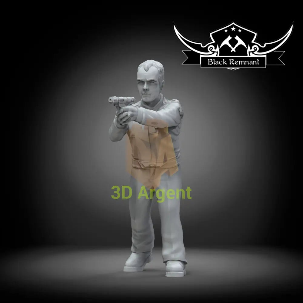 Michael Garibaldi Babylon 5 - Stargrave D&D 3D Printed Resin Miniatures