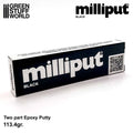 Black Milliput Epoxy Putty - 2x56g