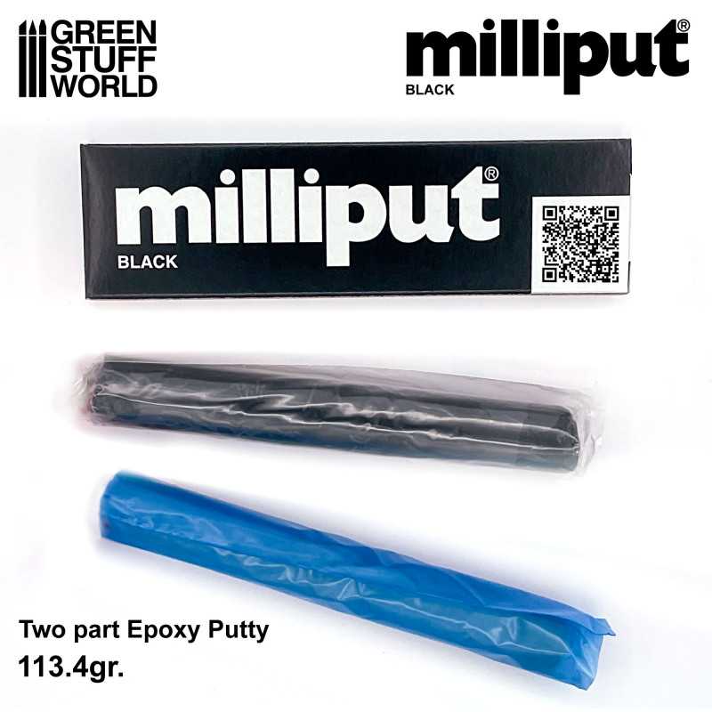 Black Milliput Epoxy Putty - 2x56g