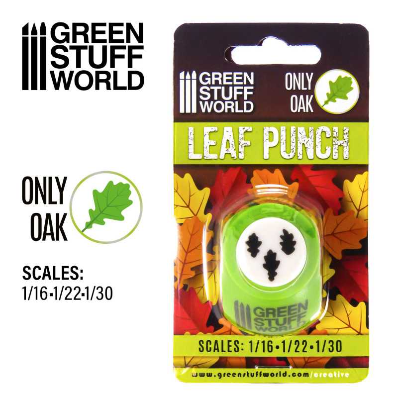 Green Stuff World: Miniature Leaf Punch - Only Oak