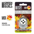 Green Stuff World: Miniature Leaf Punch - Maple, Sycamore, Poplar Mix