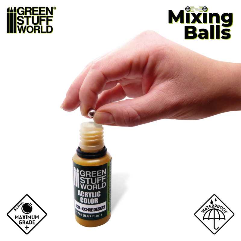 Green Stuff World: 6.35mm Steel Mixing Balls - 40pc