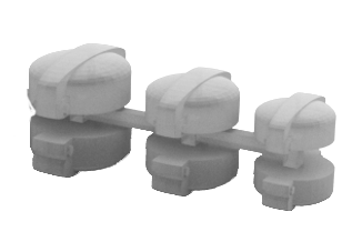 Monza style vintage filler caps