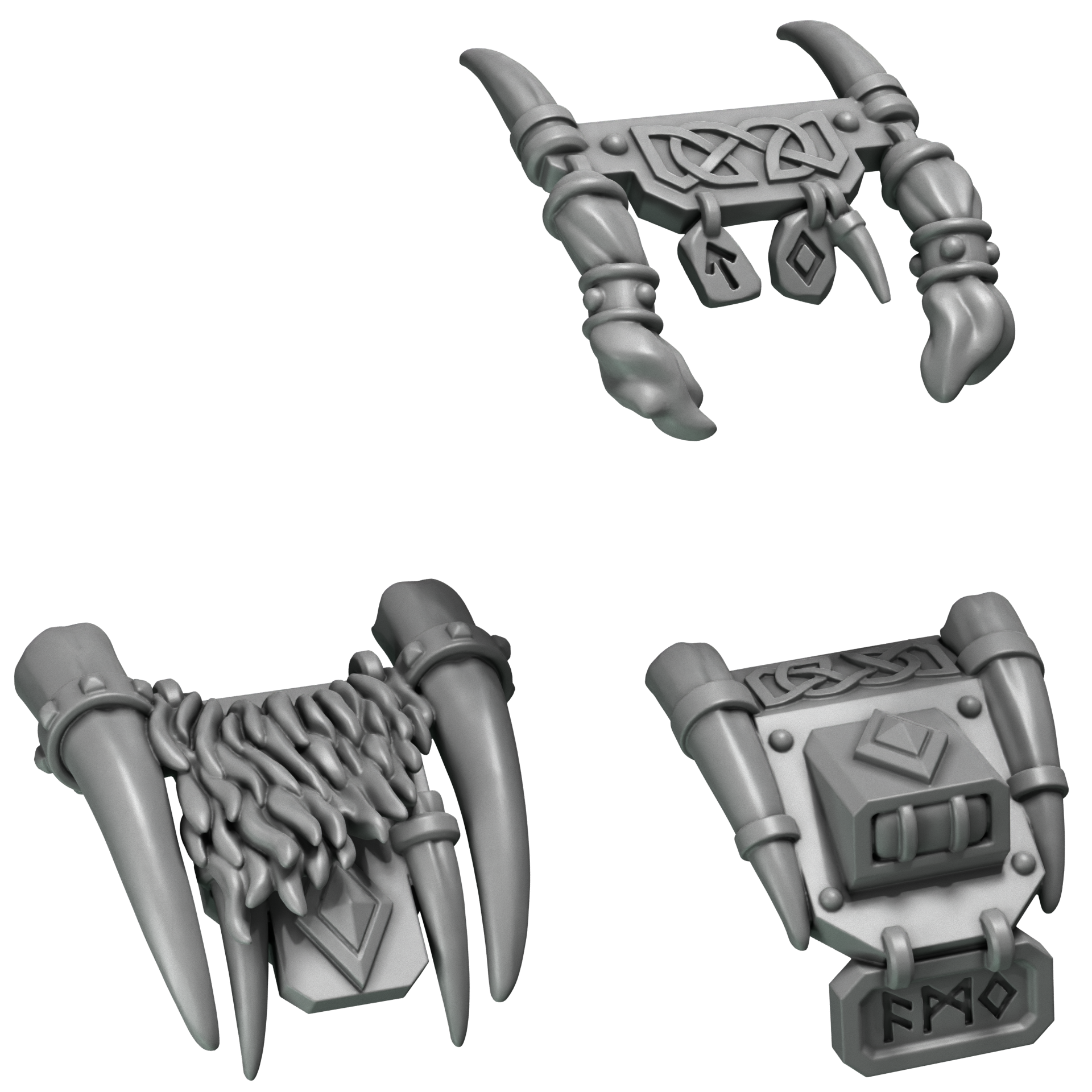 Bike Pack Primal Hounds Conversion Bits For 28mm 32mm Sci-fi Space Knights