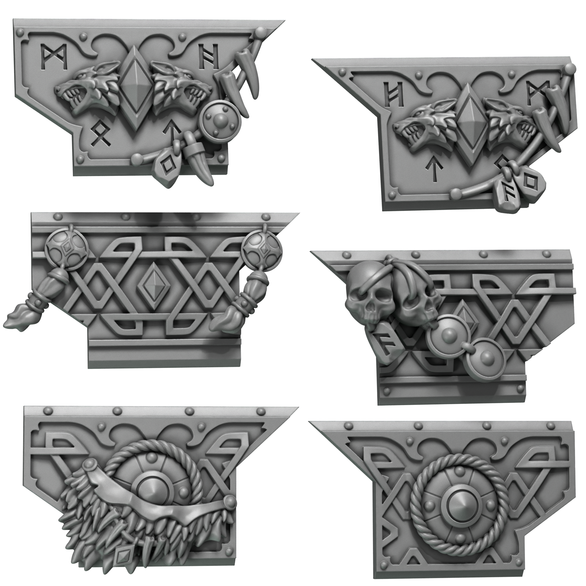 Bike Pack Primal Hounds Conversion Bits For 28mm 32mm Sci-fi Space Knights