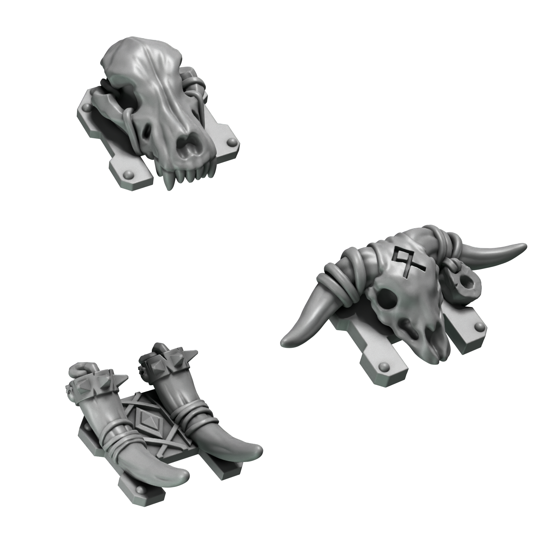 Bike Pack Primal Hounds Conversion Bits For 28mm 32mm Sci-fi Space Knights