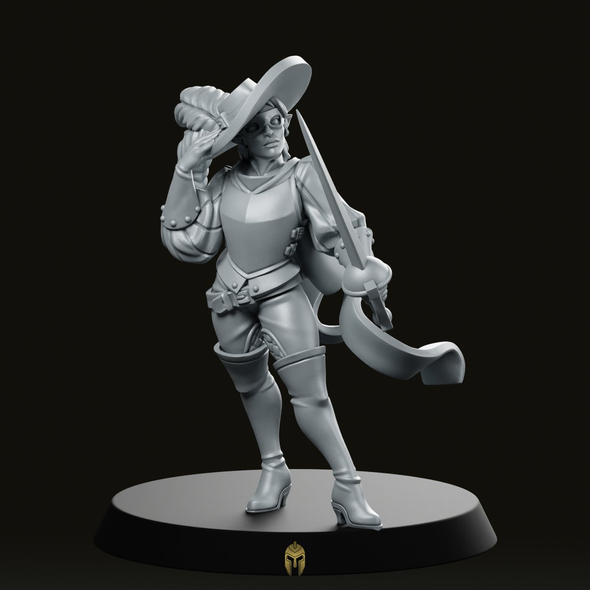 Musketeer Fantasy Miniature