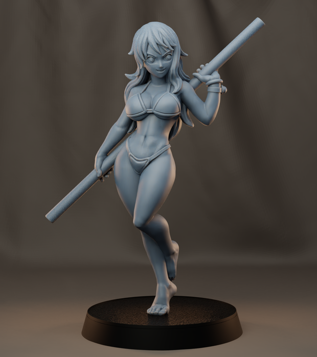 Bikini Monk Nam | Classic JRPG | Fantasy Miniature | RN Estudio