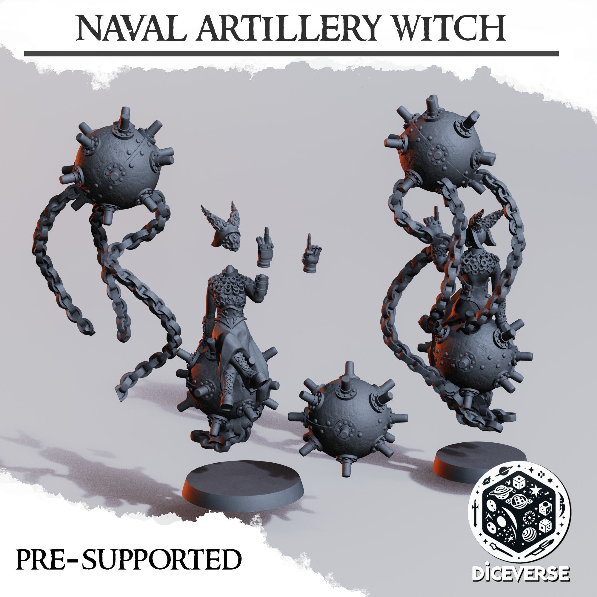 Nautical Bomb Witch | Trench Grimdark | Diceverse