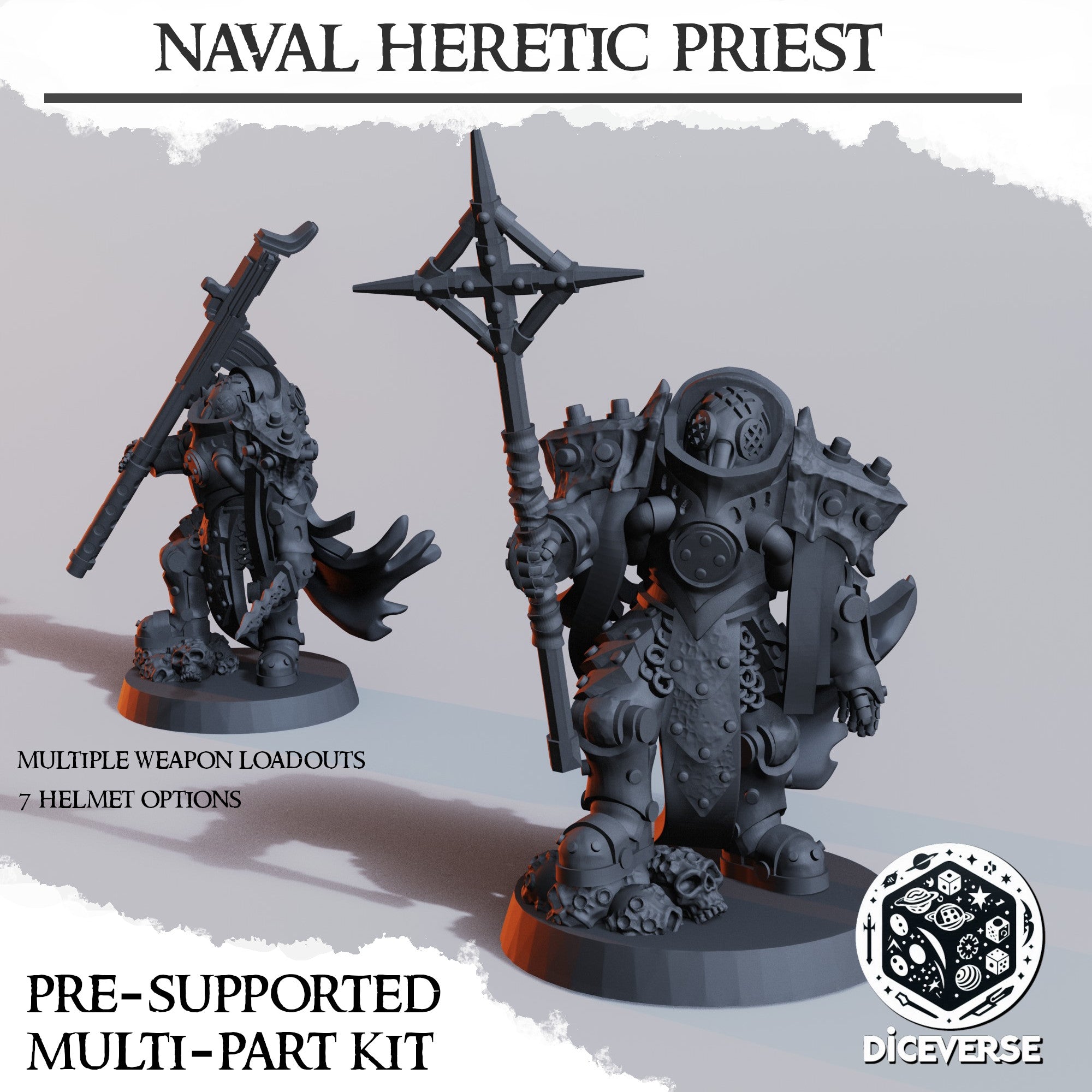 Nautical Reaver Priest | Trench Grimdark | Diceverse