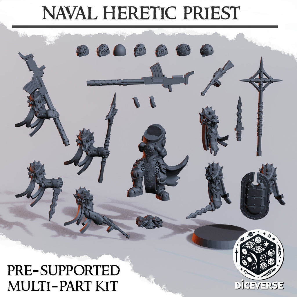 Nautical Reaver Priest | Trench Grimdark | Diceverse