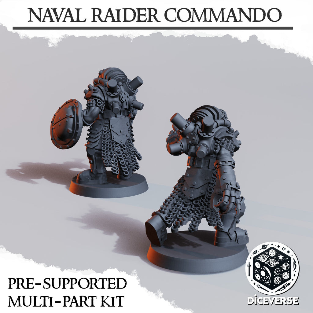 Nautical Reaver Commando Miniatures | Trench Grimdark | Diceverse