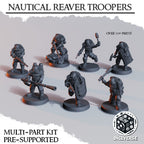 Nautical Reaver Trooper Miniatures | Trench Grimdark | Diceverse