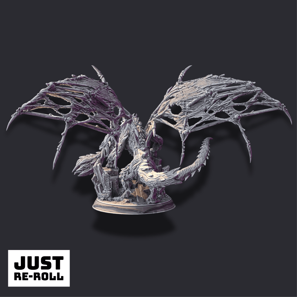 Nerevin – Undead Dragon - 3D Monster Dragon Miniature