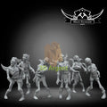 NightSister Zombies 6x Star Wars Legion compatible 3D Resin Miniatures