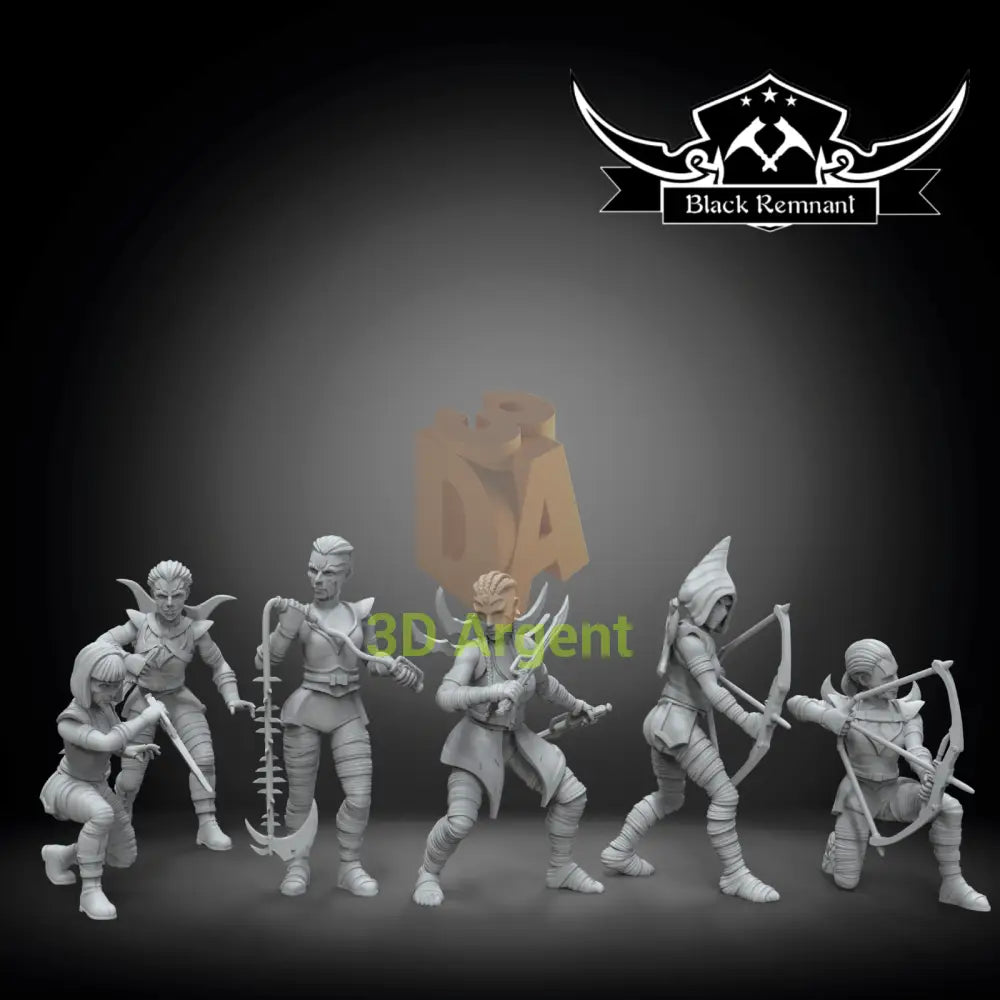 NightSisters 6x Star Wars Legion compatible 3D Resin Miniatures