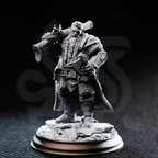 Nilyerg Sureshot Dwarven Marksman - 3D Printed Gunslinger Character Miniature