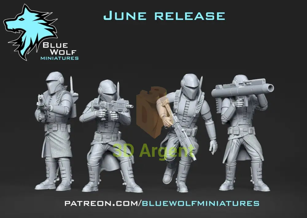 Nimbus Commandos Star Wars Legion 3D Printed Resin BlueWolf Miniatures