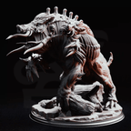 Nogoron Blighted Giant Boar - 3D Printed Monster Miniature