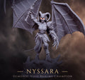 Nyssara the Cursed – Demon Queen of Shadows (60mm Base)