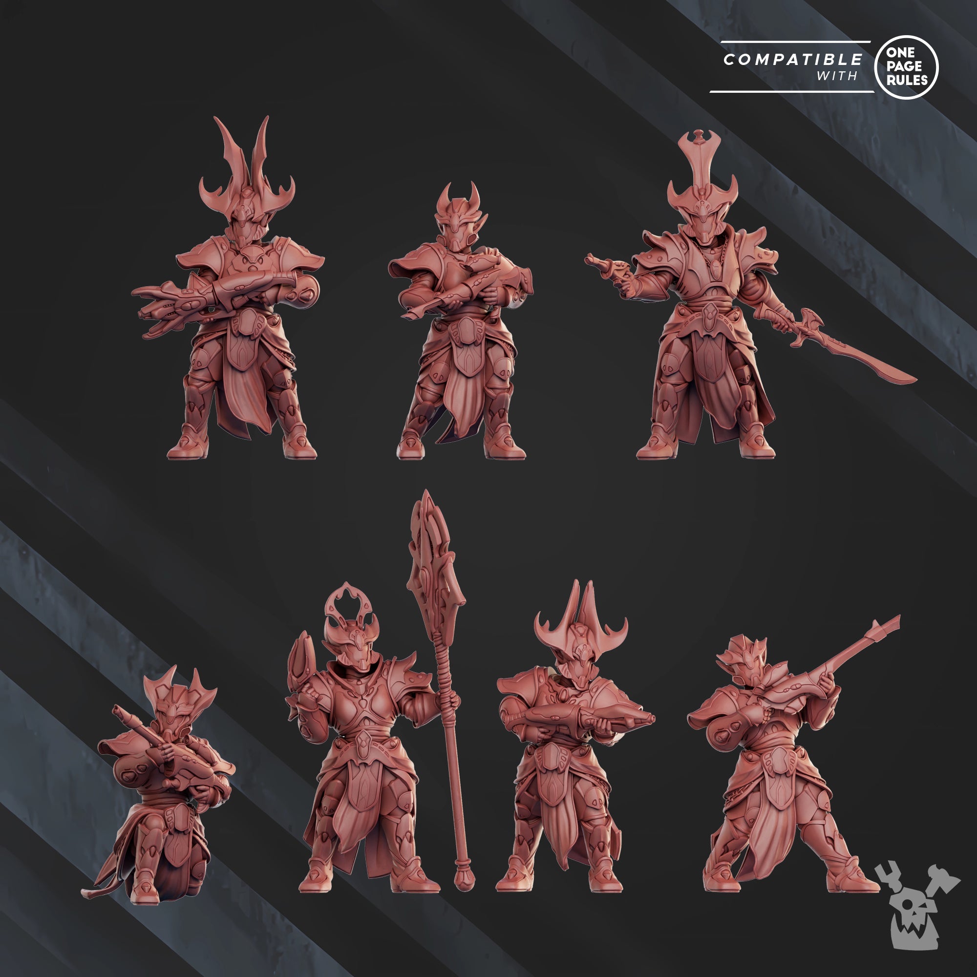 Orbit Guardian Miniatures | Dark Space Elves | Grimdark Miniature | DakkaDakka