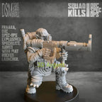 Orc Spec Ops Miniatures Sci Fi 28mm Heroic Scale Resin Figures 3D Printed