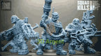 Orc Spec Ops Miniatures Sci Fi 28mm Heroic Scale Resin Figures 3D Printed