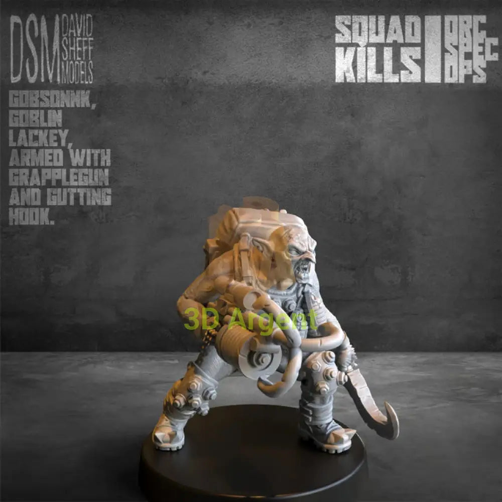 Orc Spec Ops Miniatures Sci Fi 28mm Heroic Scale Resin Figures 3D Printed