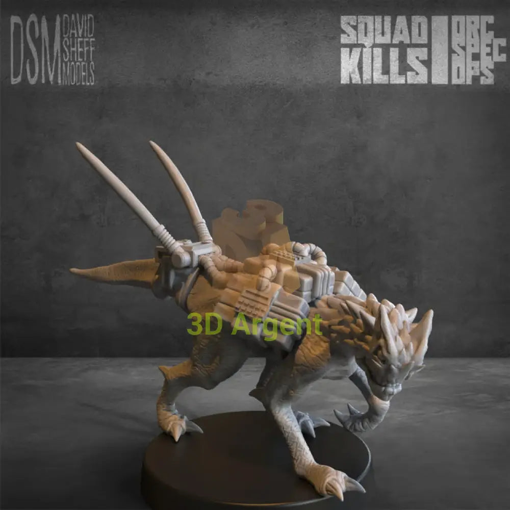 Orc Spec Ops Miniatures Sci Fi 28mm Heroic Scale Resin Figures 3D Printed