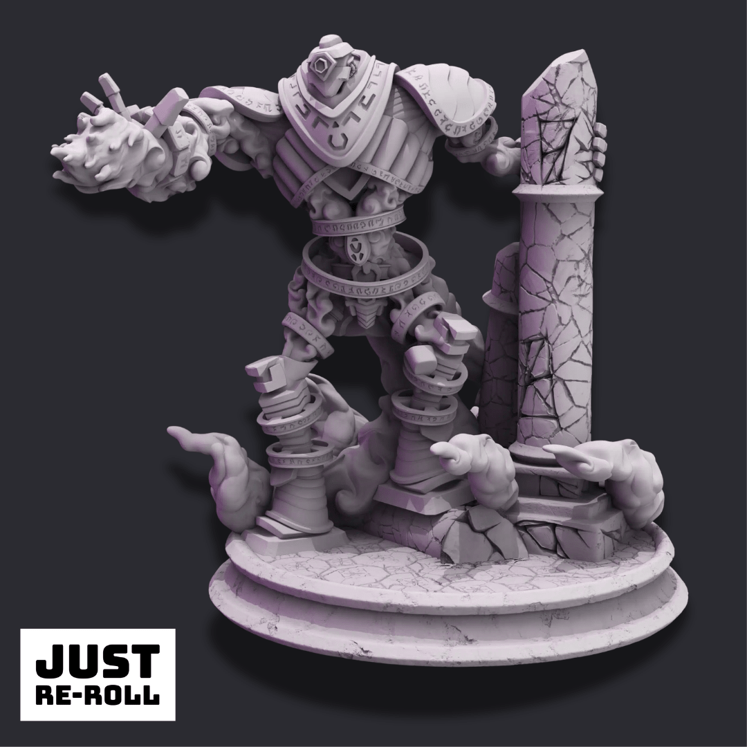 Orodwys – Powered Golem - 3D Monster Miniature