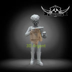 Osnullus crew - Star Trek 35mm compatible 3D Printed Resin Miniatures