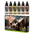 Green Stuff World Paint Set - Chrome Metal