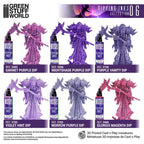 Green Stuff World Paint Set - Dipping collection 06 (Purple/Violet)