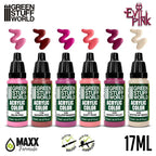 Green Stuff World Paint Set - Evil Pink