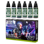 Green Stuff World Paint Set - NMM Steel and Silver